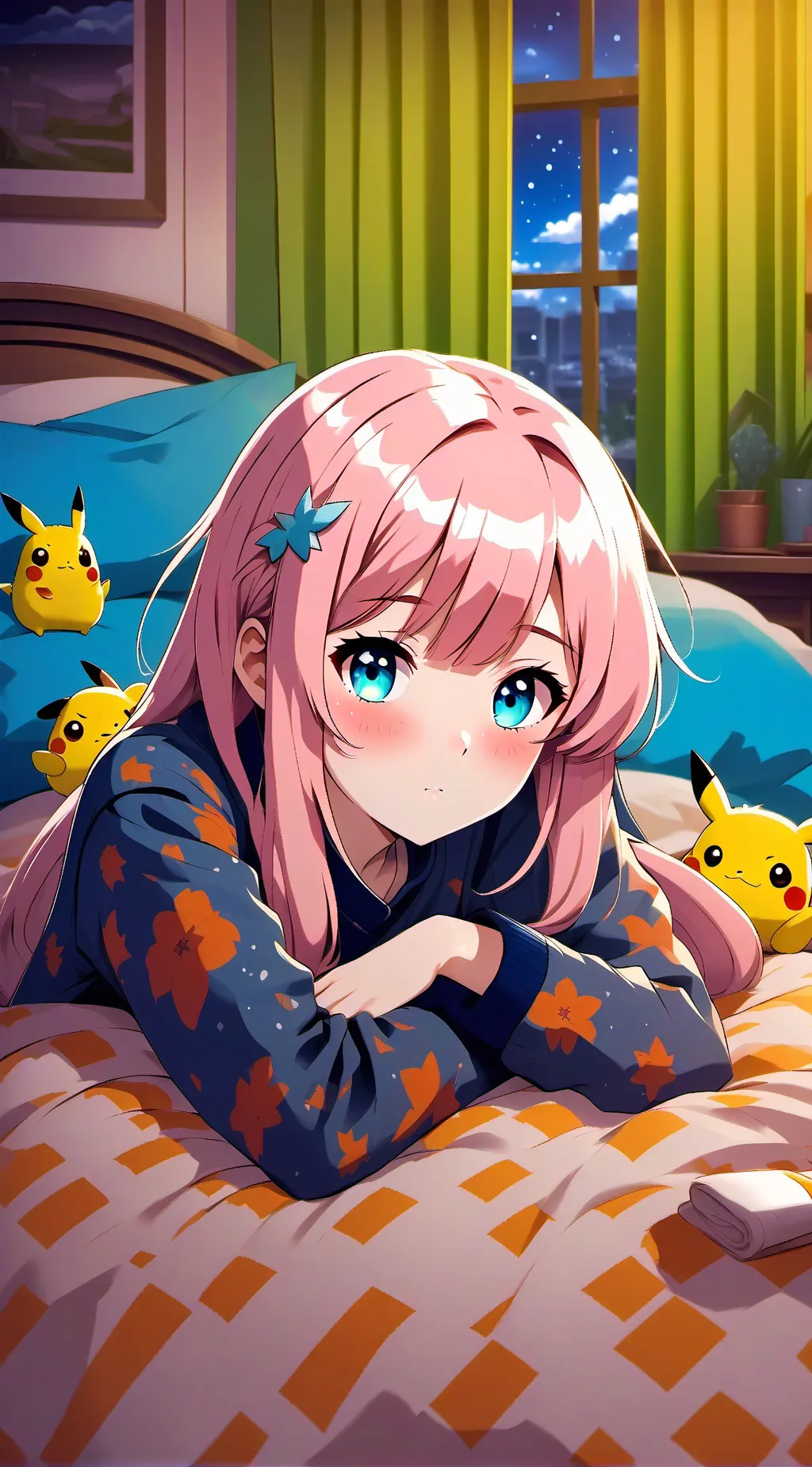 ai character: Friend pika background