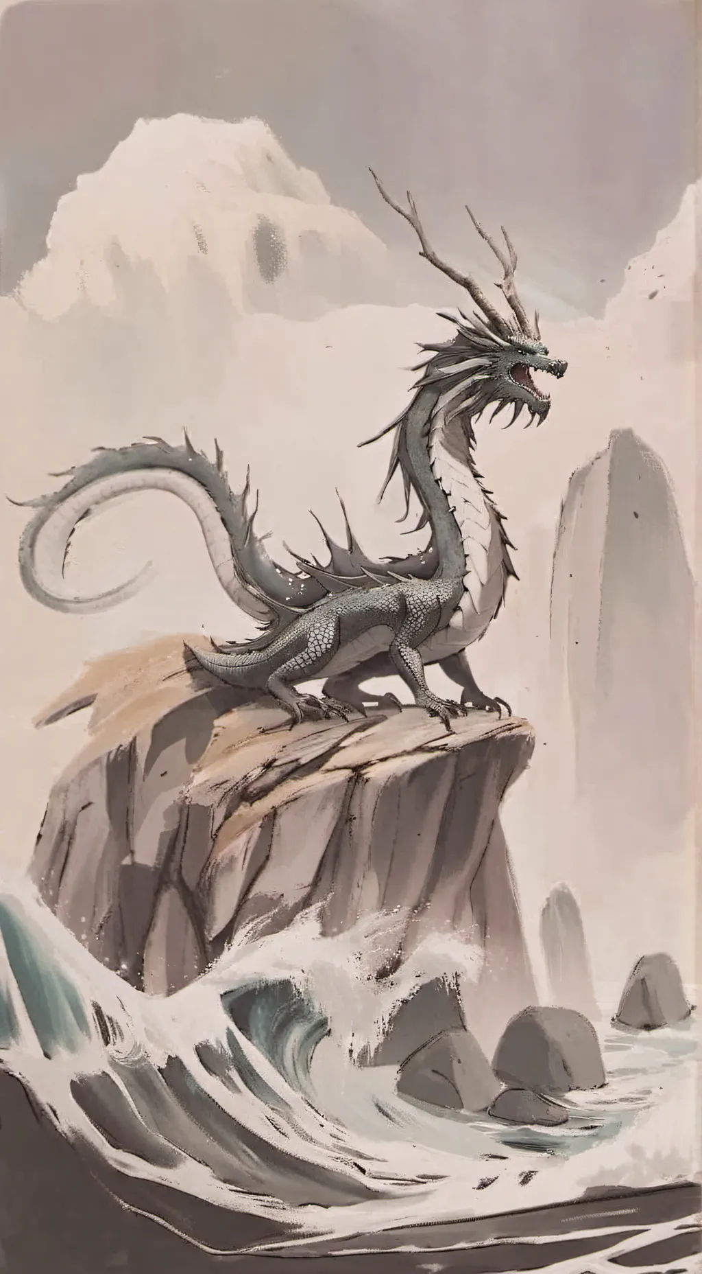 ai character: tsunami little bro background