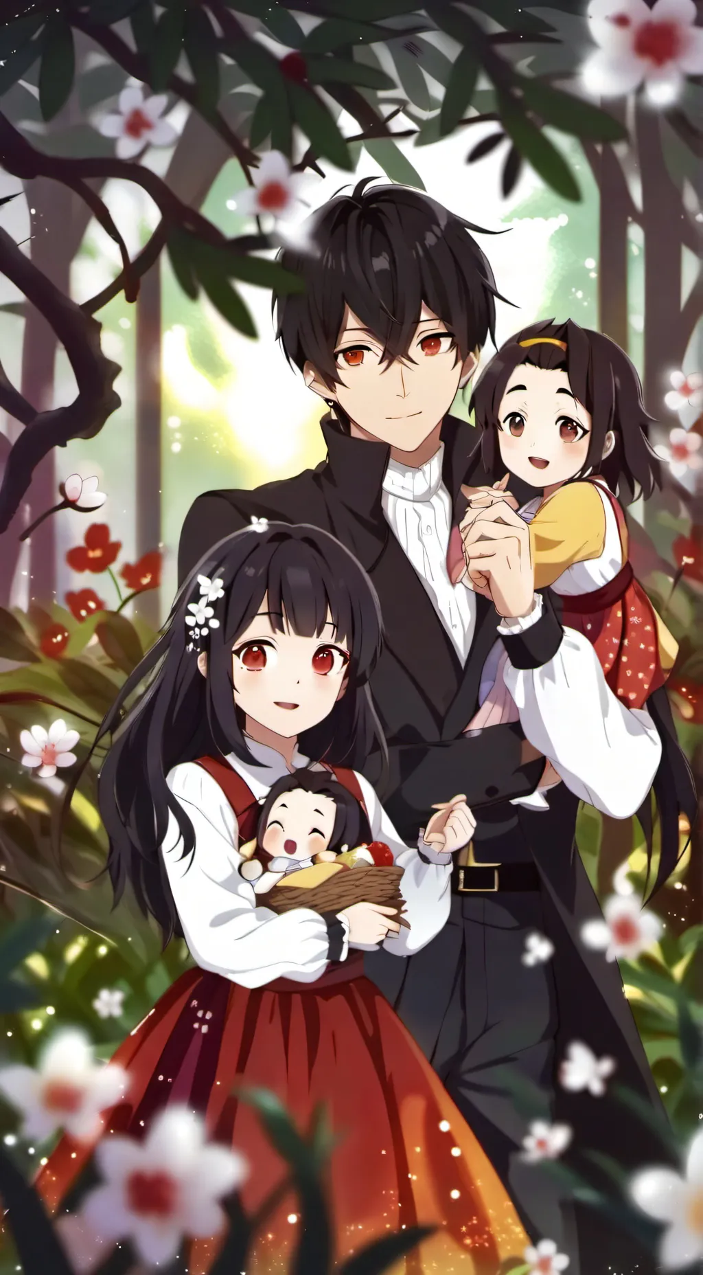 ai character: Big sister, ellie  background