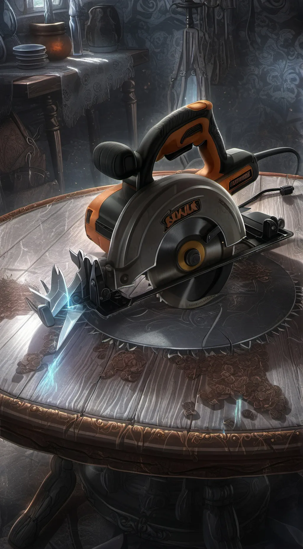 ai character: Roblox 21 (Mr Saw) background