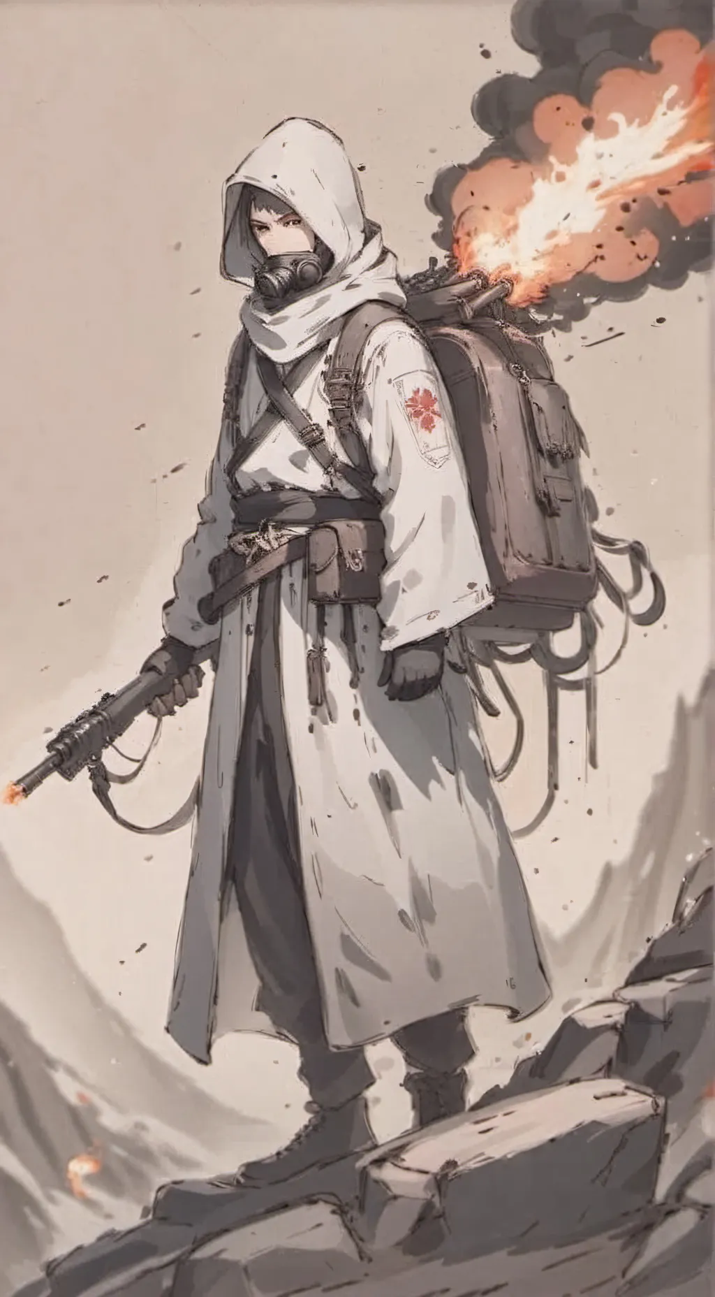 ai character: pyroraptor background