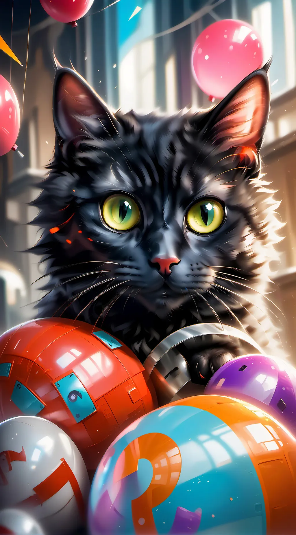 ai character: Pixel background