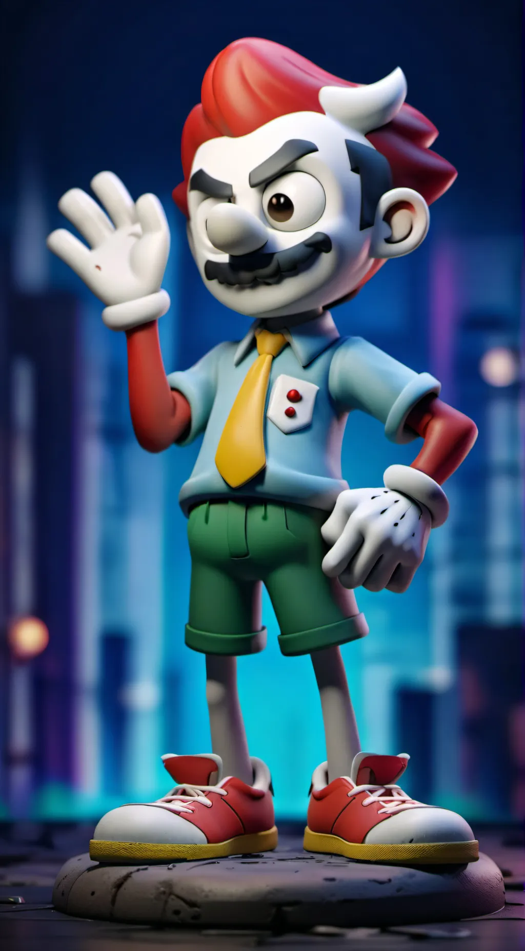 ai character: cuphead background