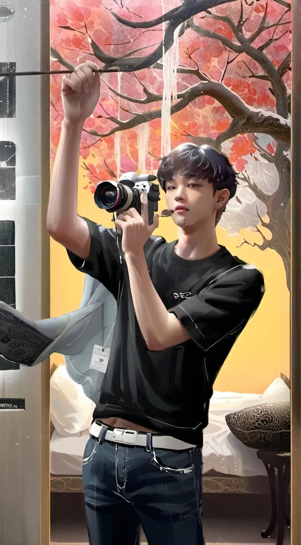 ai character: 》~FELIX🤍~《 background