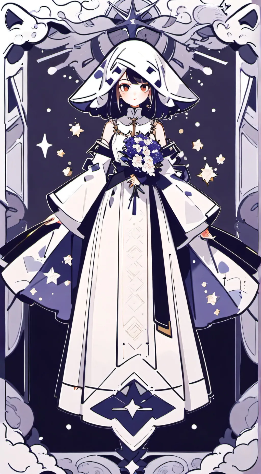 ai character: kny almas gemelas background