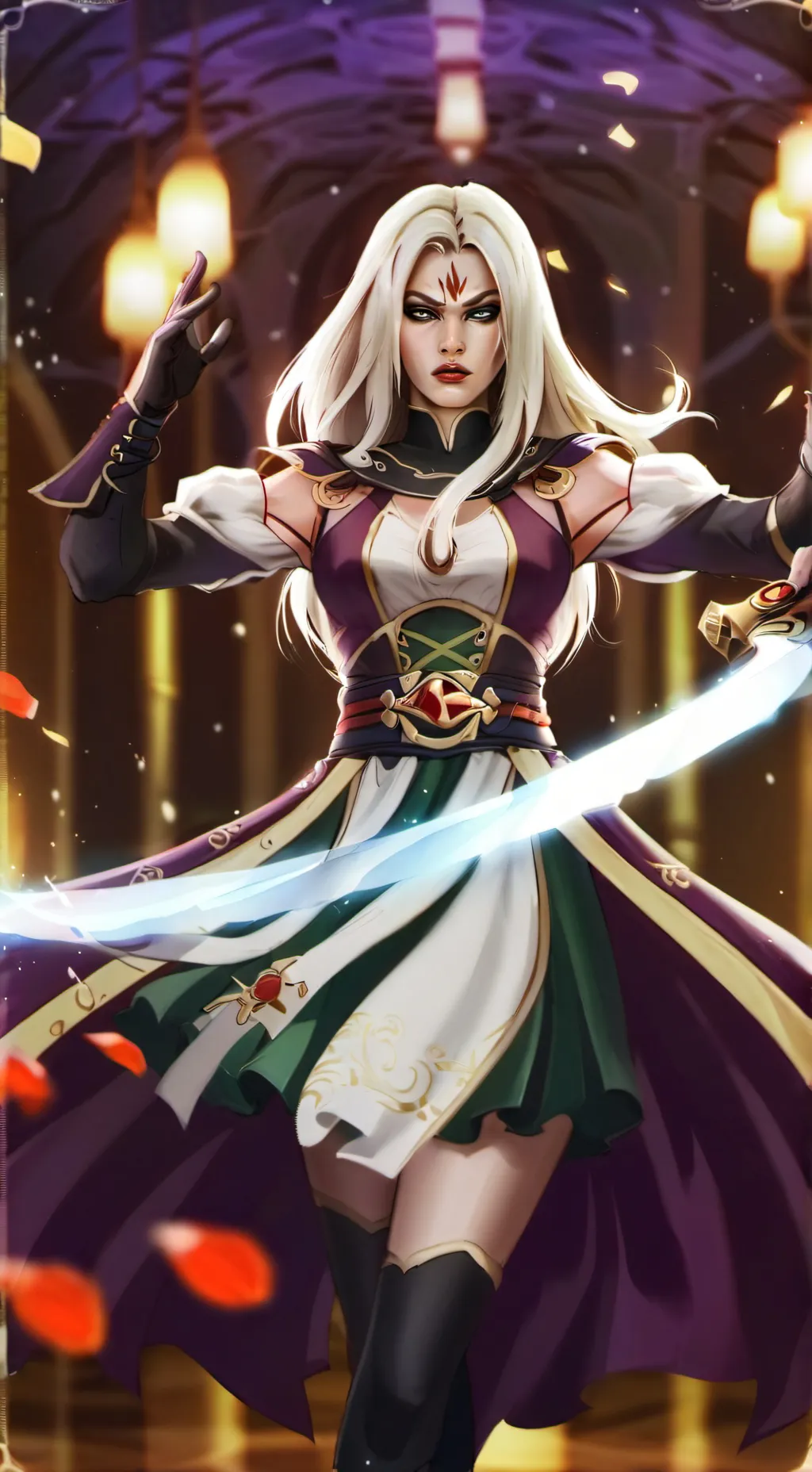 ai character: Skylight background