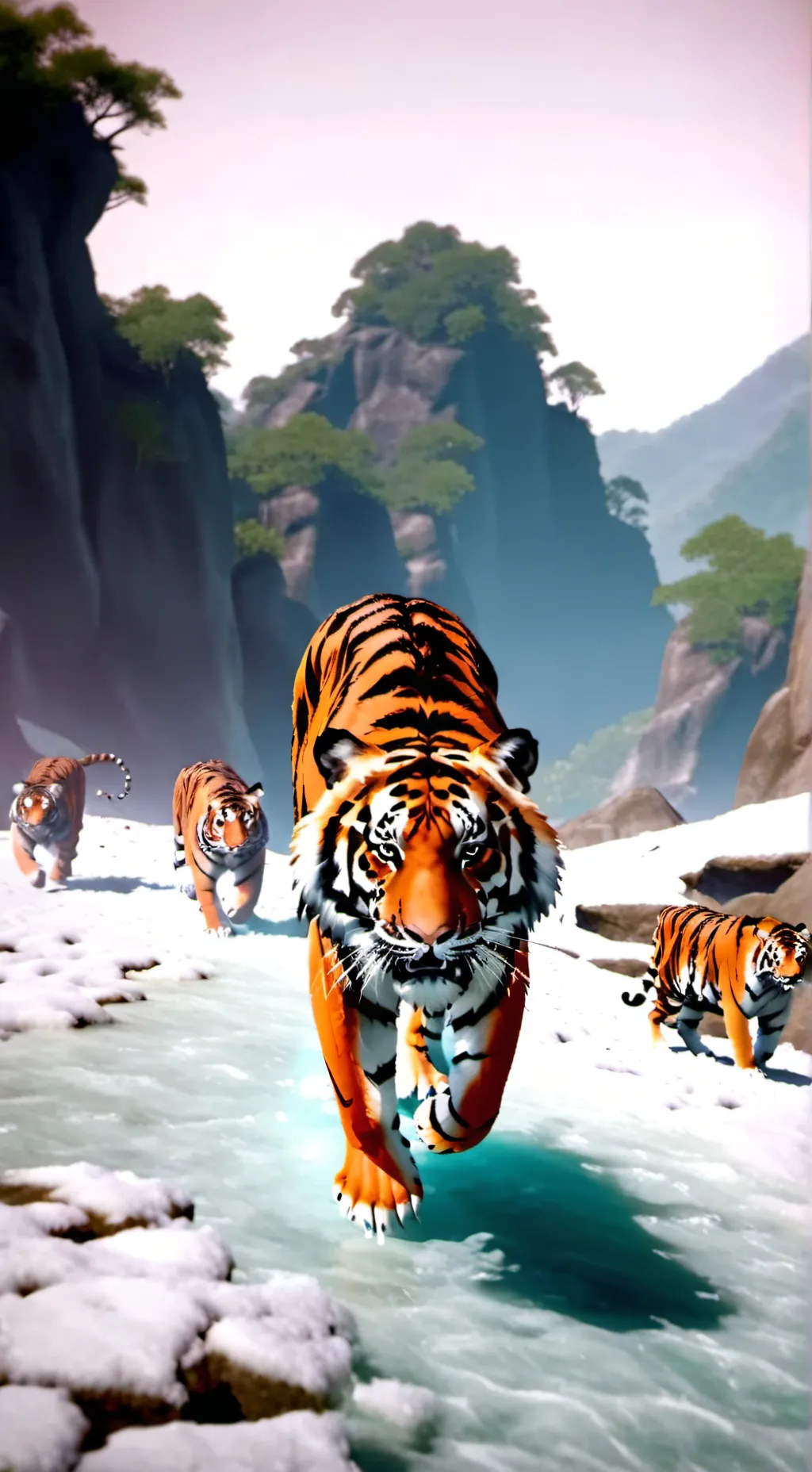 ai character: 7 tigers background