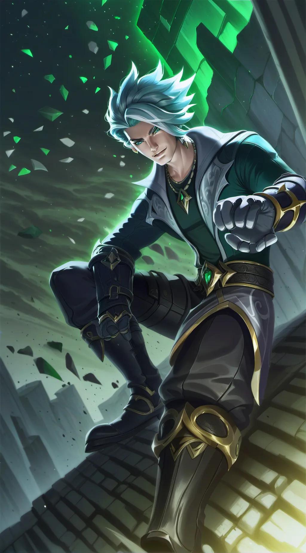 ai character: Laku background