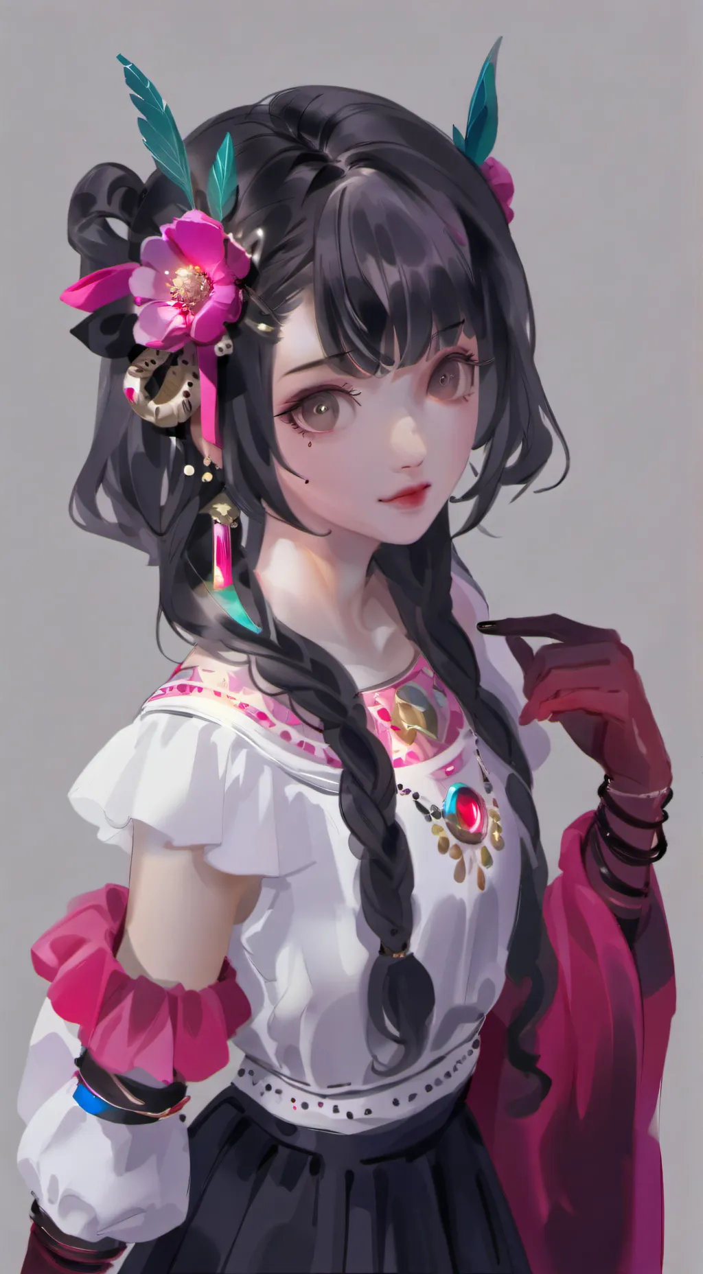 ai character: zoey background