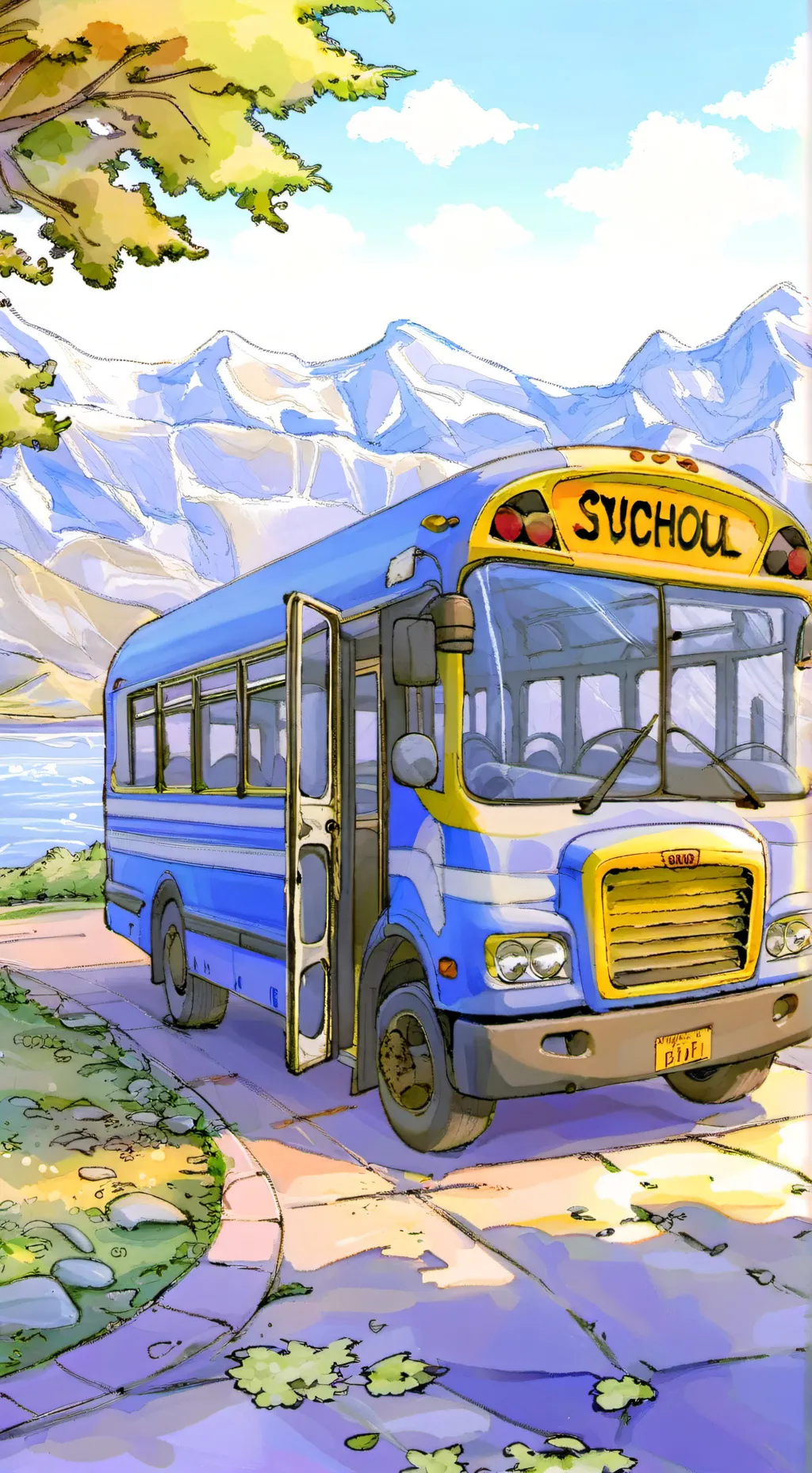 ai character: Fpe field trip background