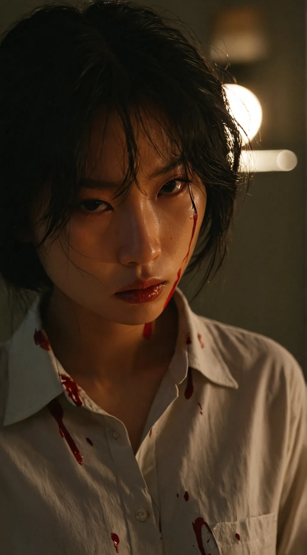 ai character: kang sae-byeok  background