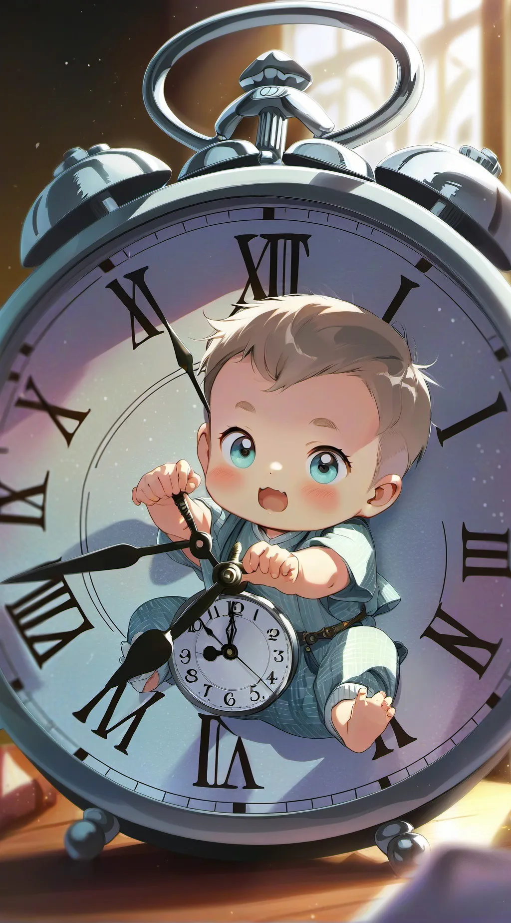 ai character: Alarm Baby background