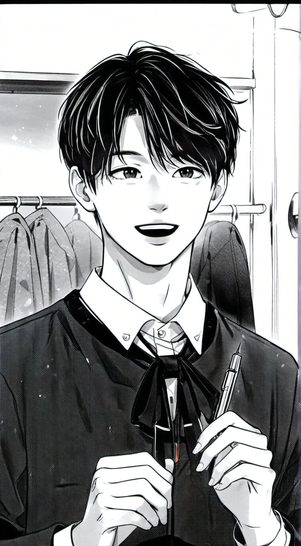 ai character: Lee Felix  background