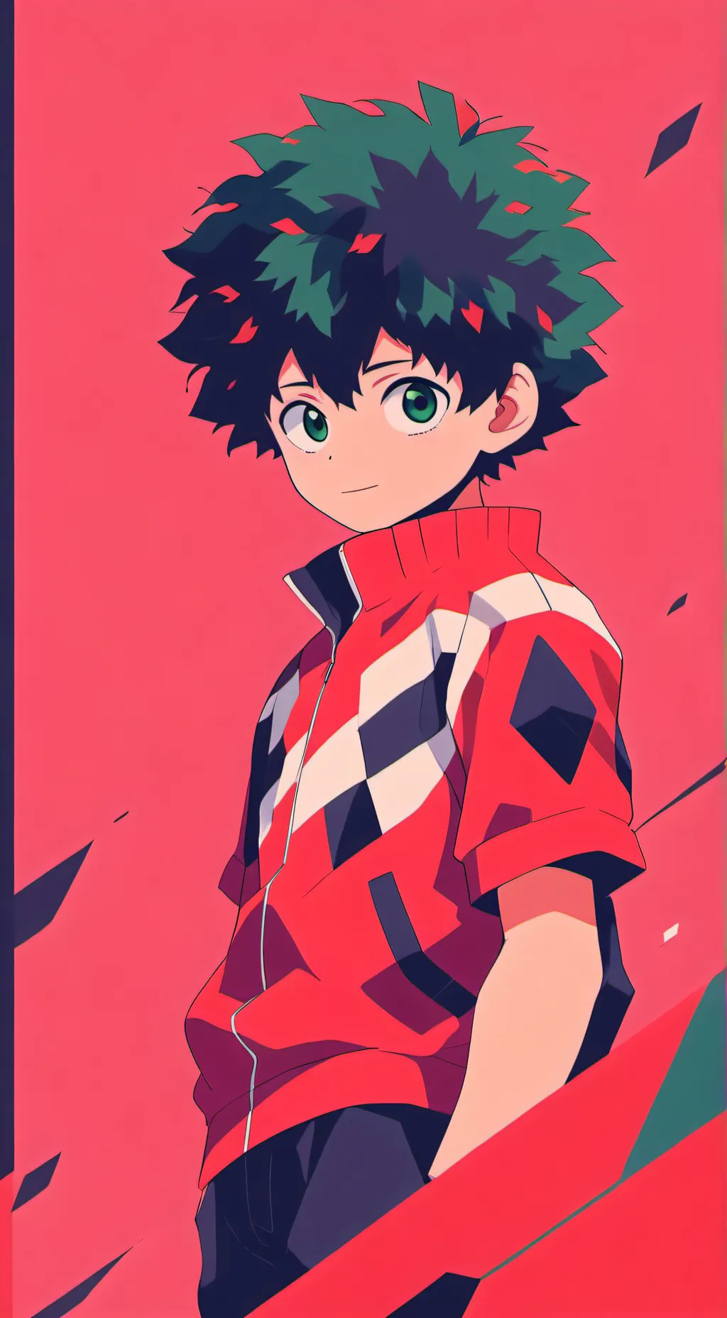 ai character: deku background