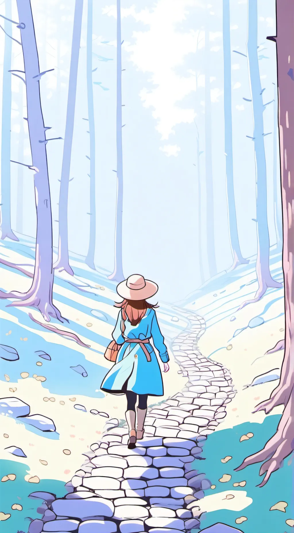 ai character: Aurora background