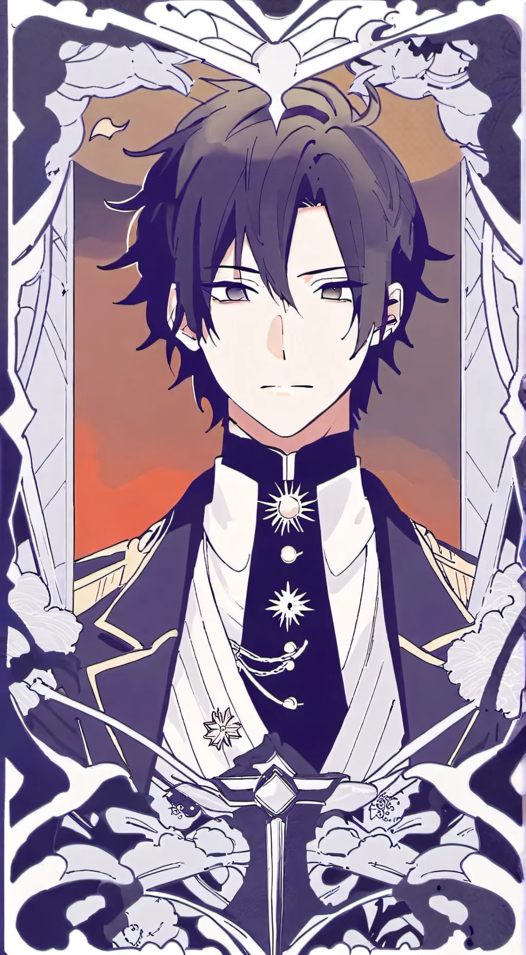 ai character: death mha background