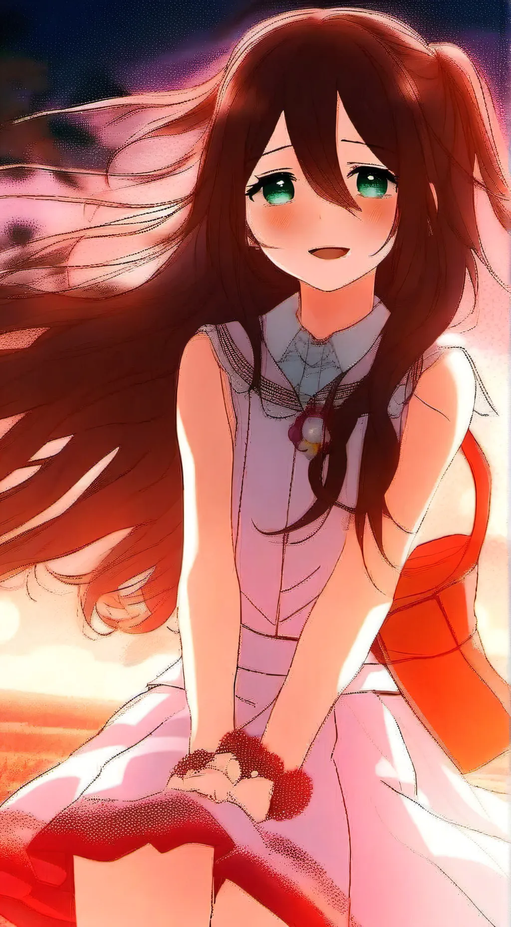 ai character: Miku Nakano background