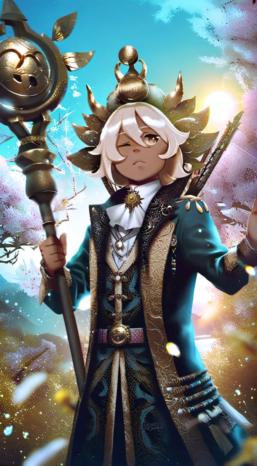 ai character: PureVanillaCookie background