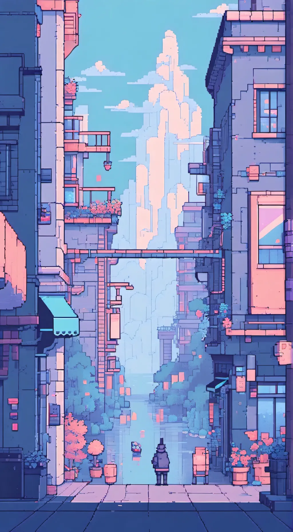 ai character: escola de monstros background