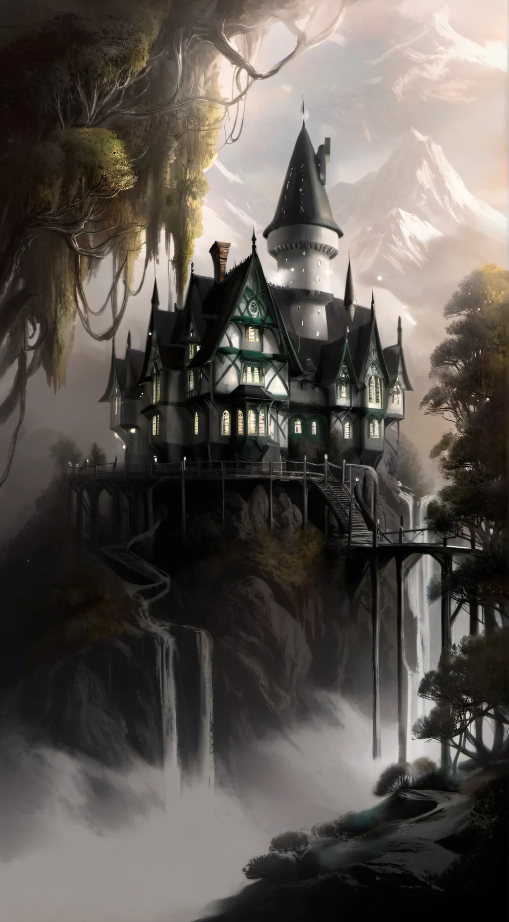 ai character: Slytherin gc pt.2✨ background