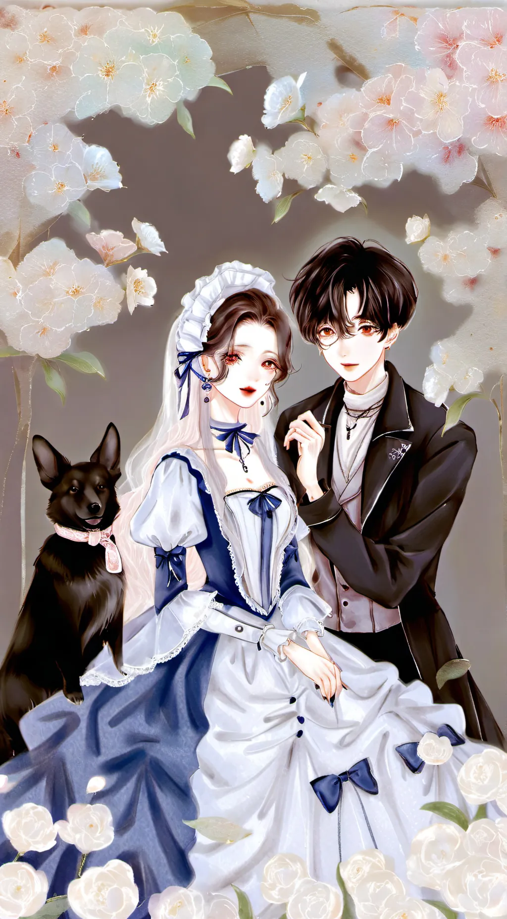 ai character: elaine and josh background