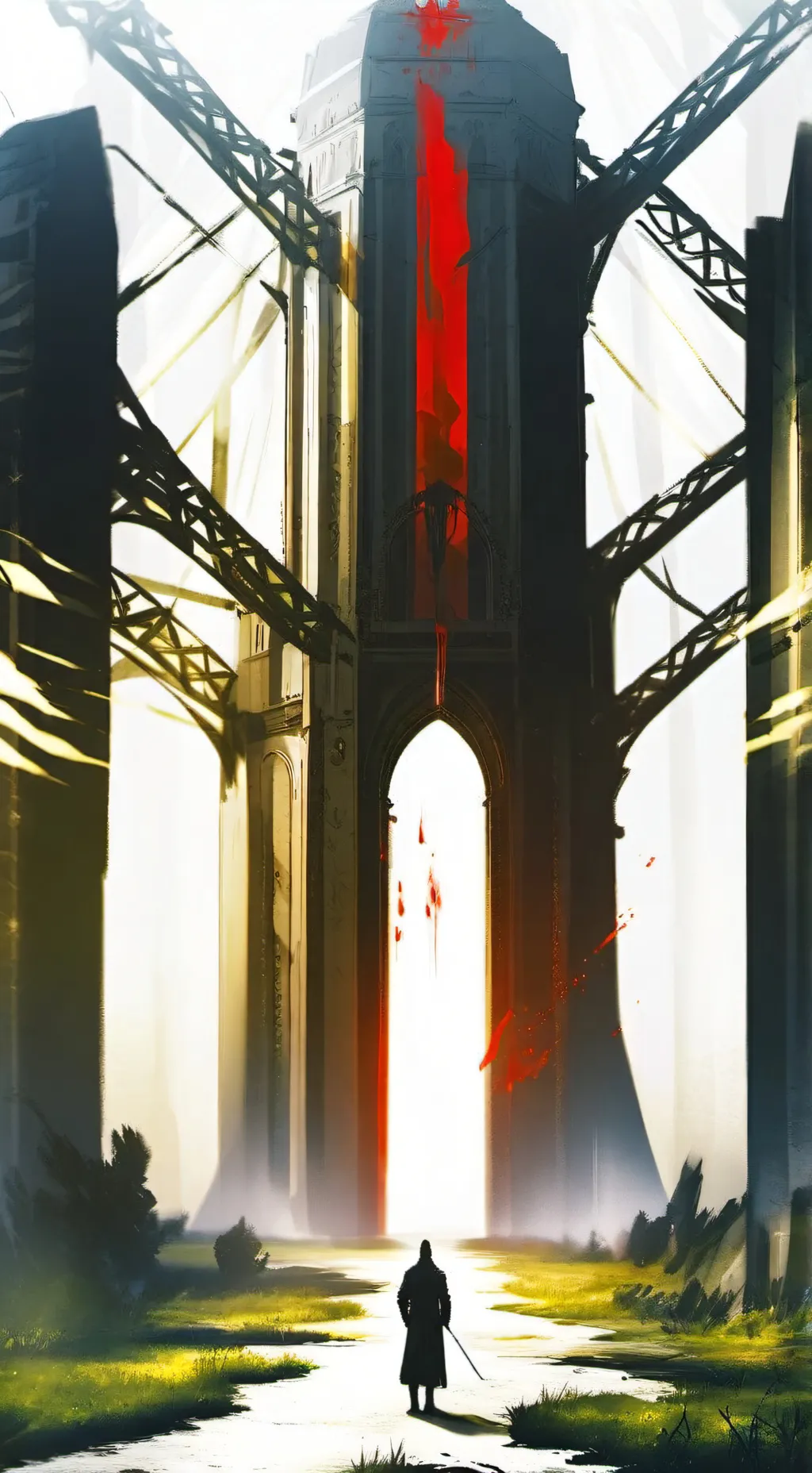 ai character: =) =) =)  background