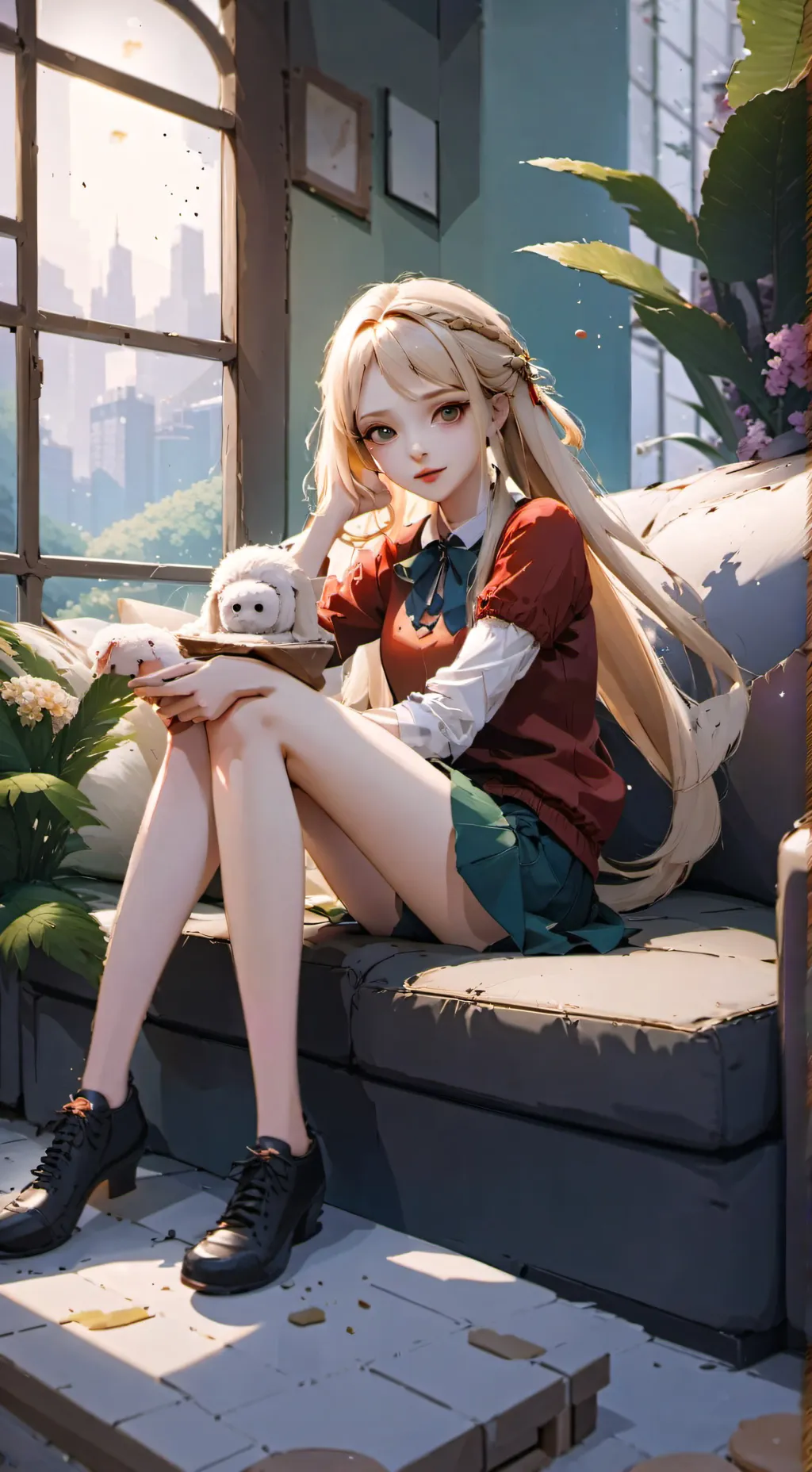 ai character: avarey  background