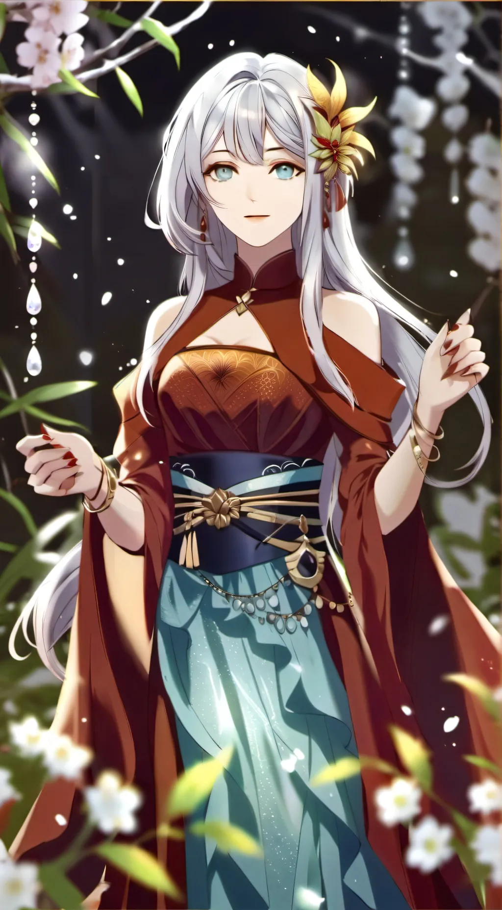 ai character: mha chanteuse background