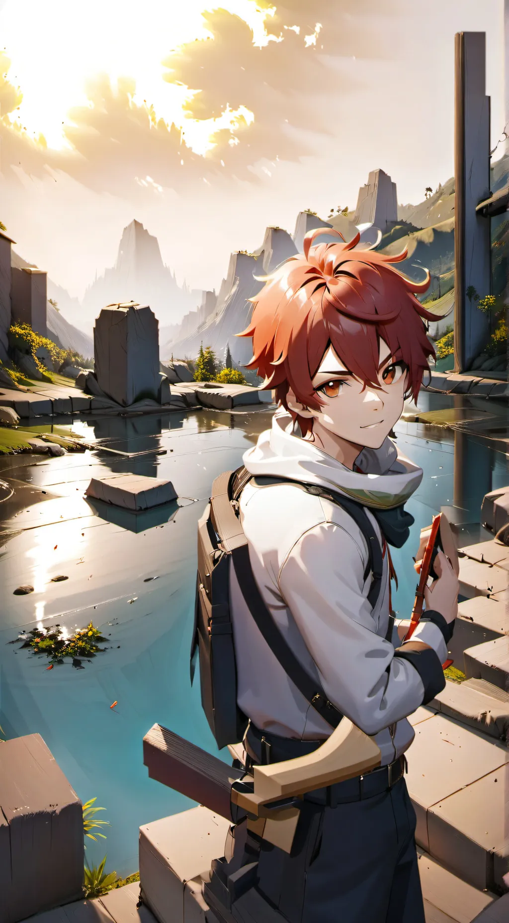 ai character: Yuri  background