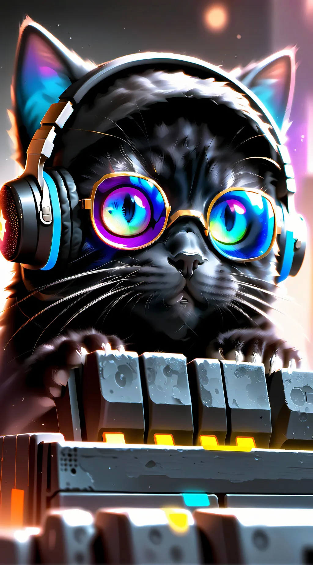 ai character: GamerGato background