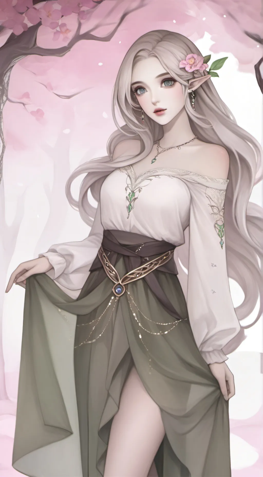 ai character: Allandra Softlily background