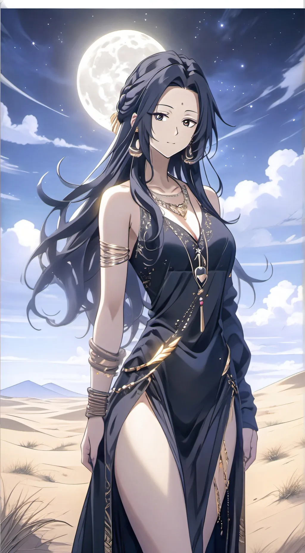 ai character: Isabelle Swansong background