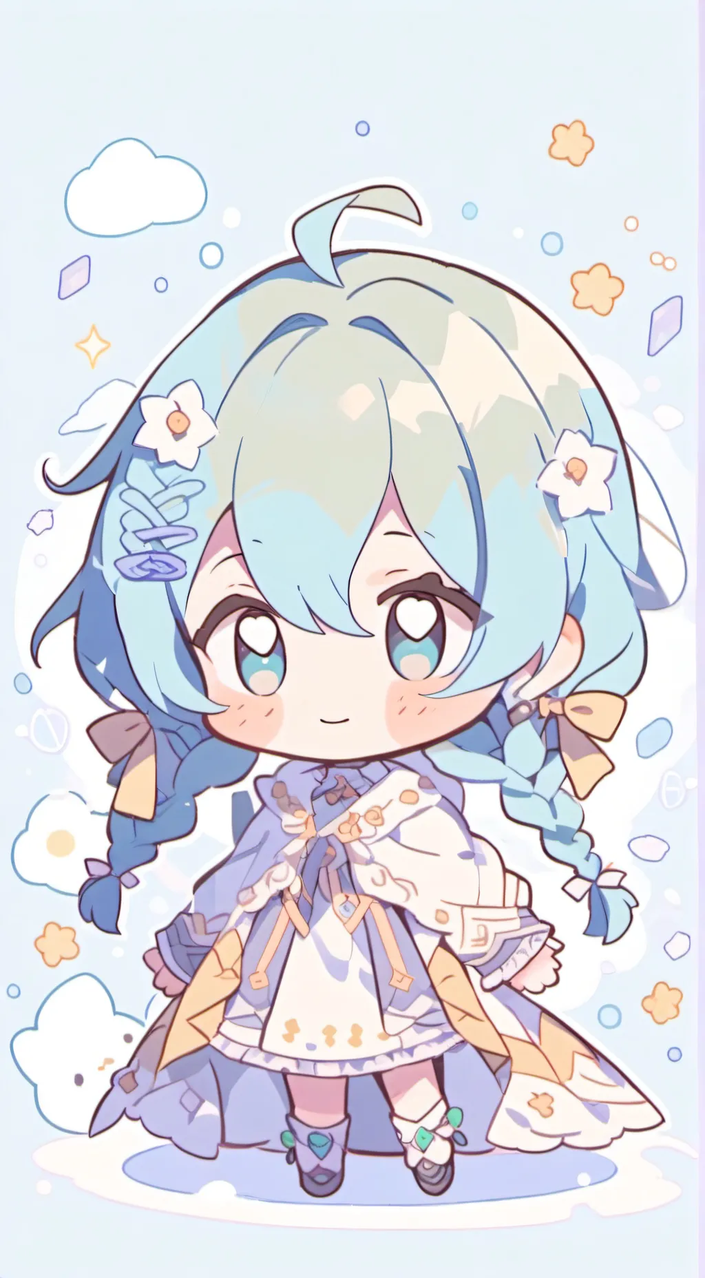 ai character: Genshin School background