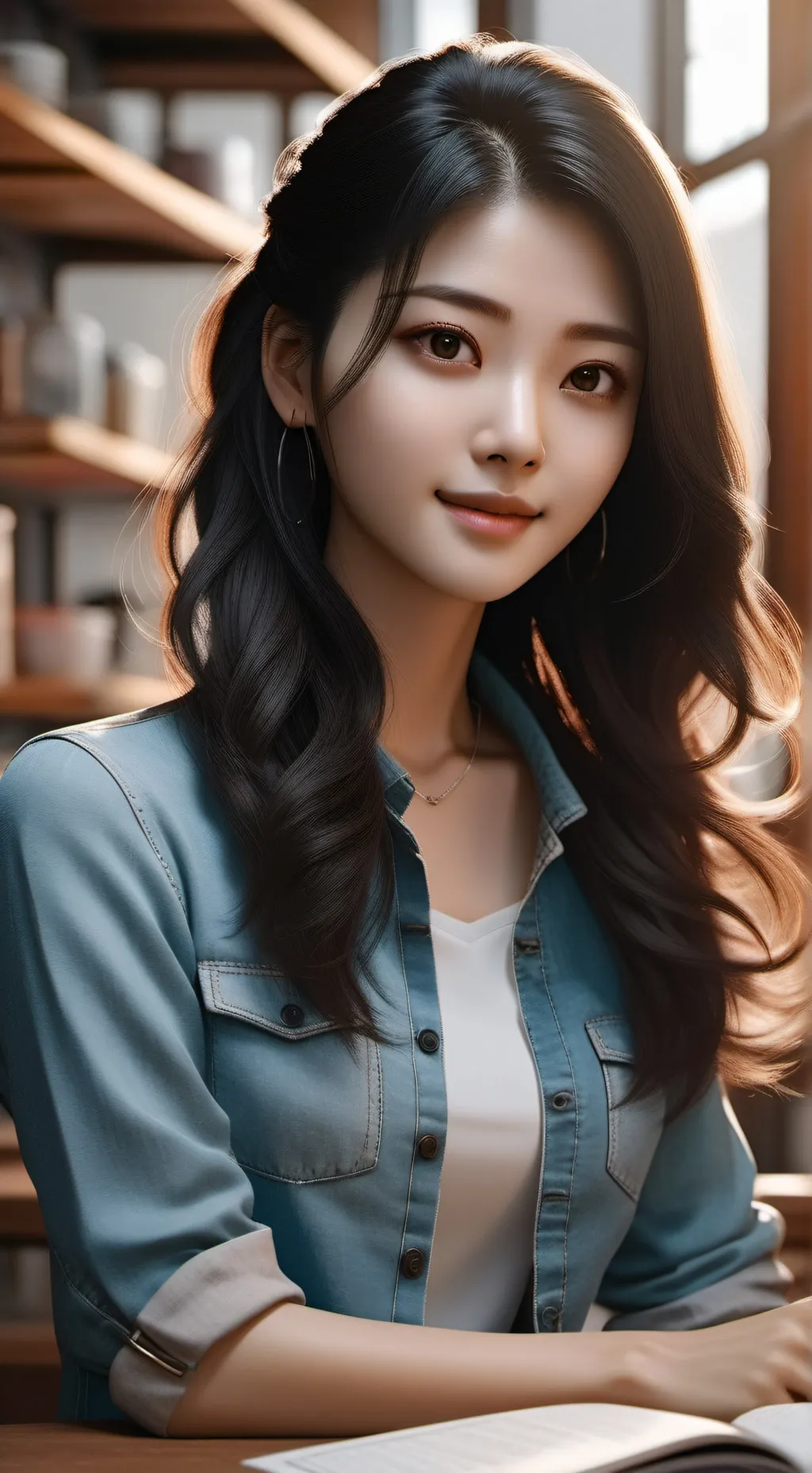 ai character: Chloe  background