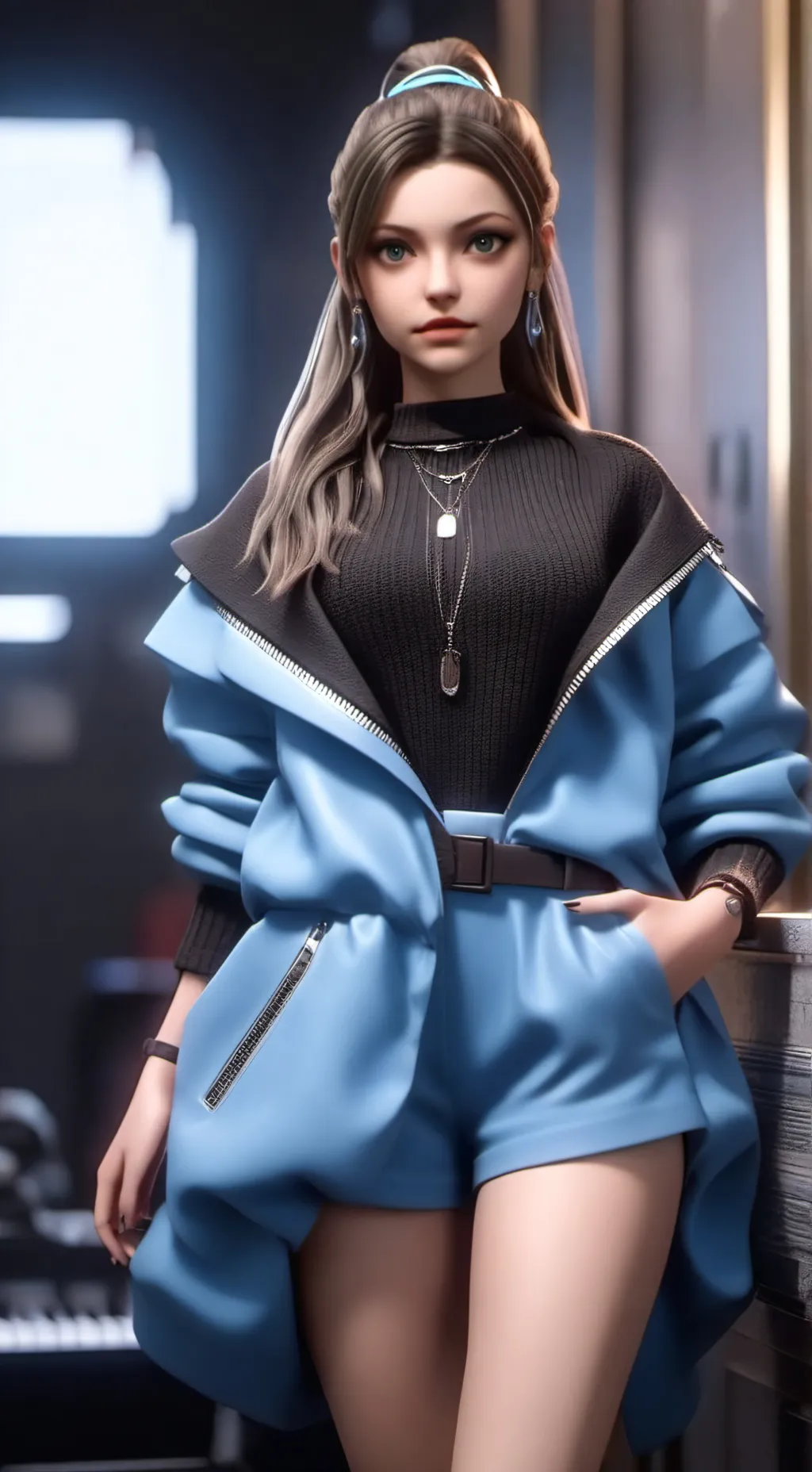 ai character: emily background