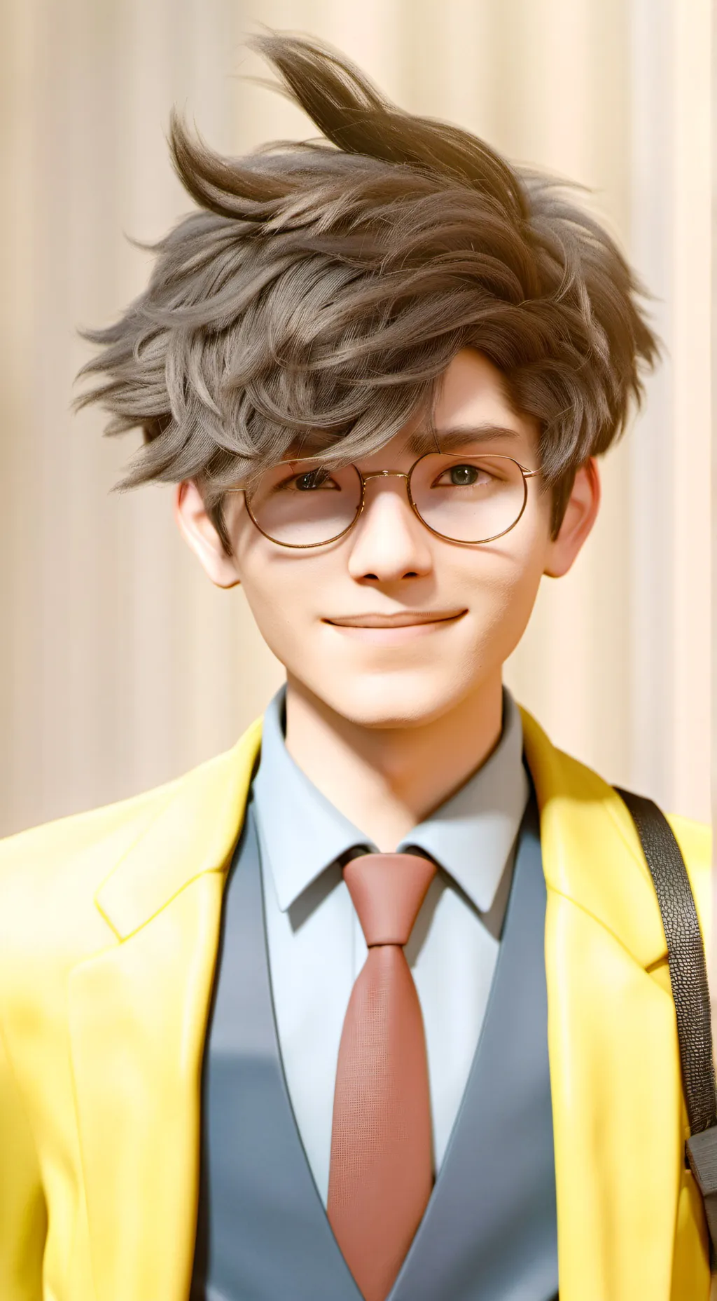 ai character: girl  background