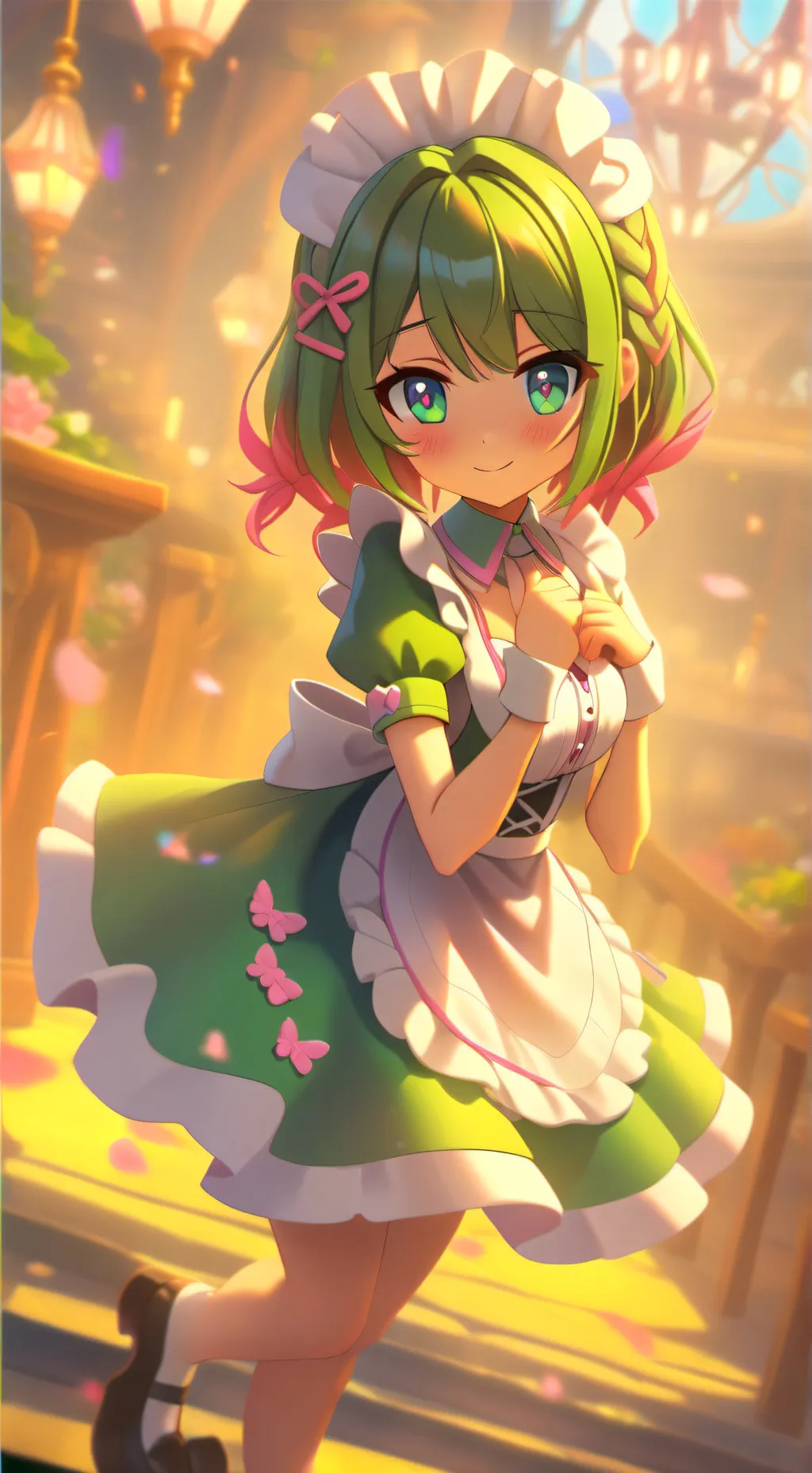 ai character: mitsuri twin sis background