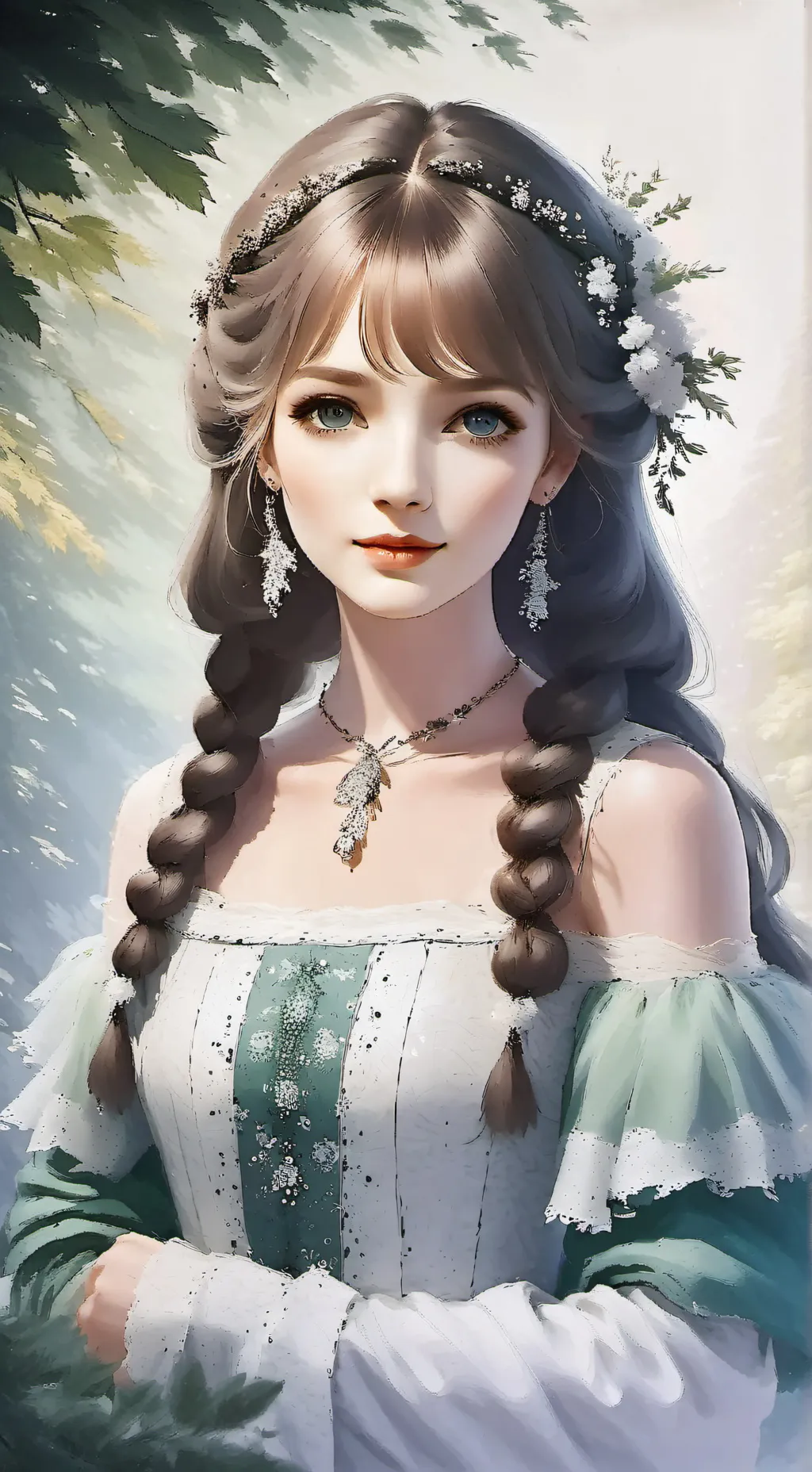 ai character: Alice ❤️ background