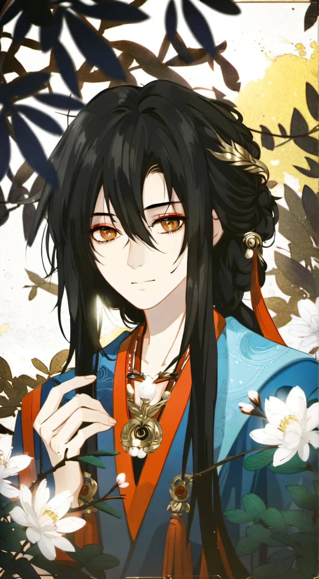 ai character: omenaso x esmoke background