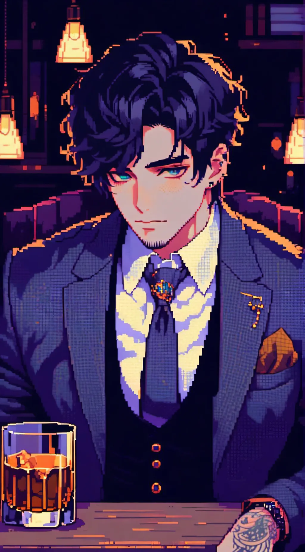 ai character: Aaron background