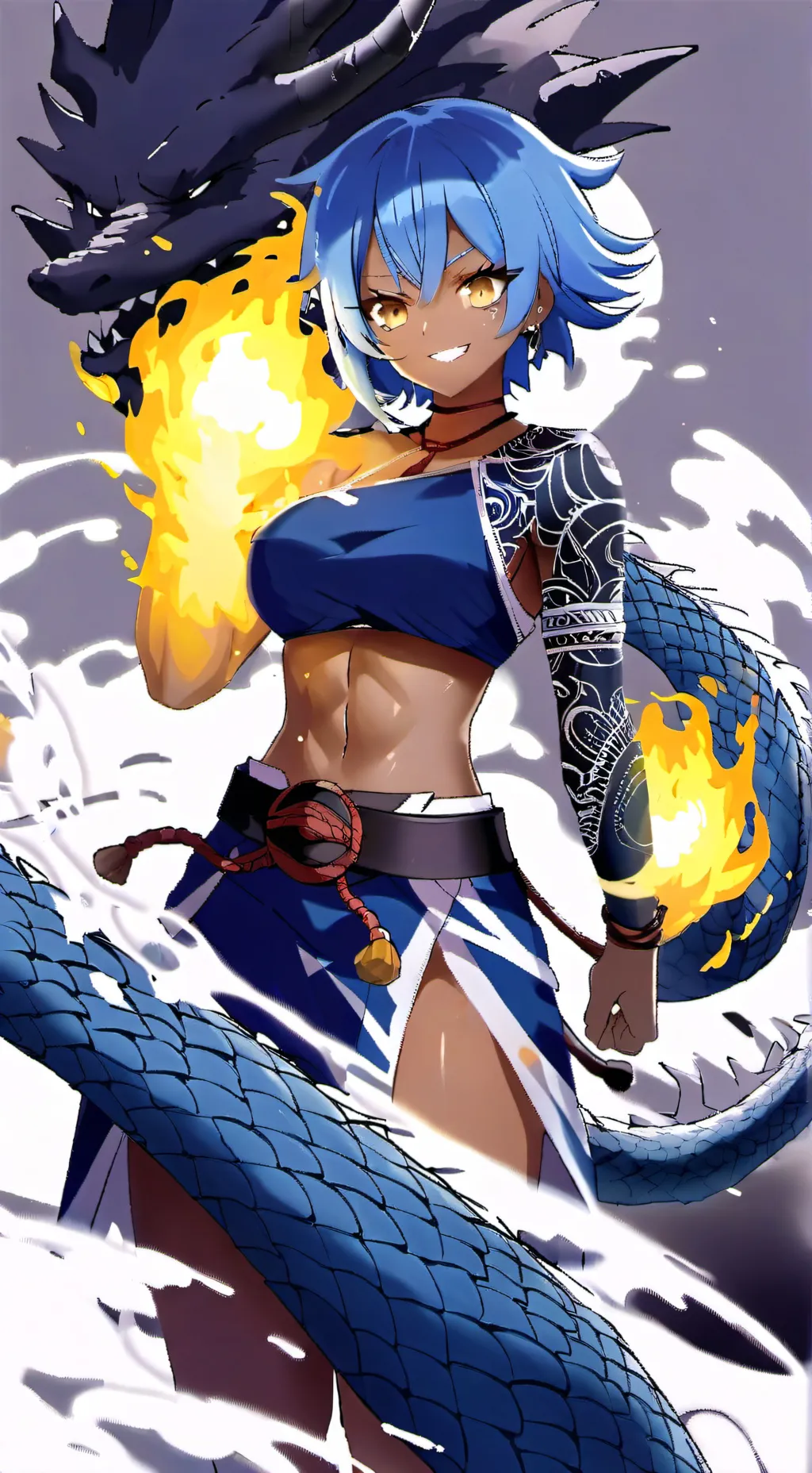 ai character: Miyu (sky dragon) background