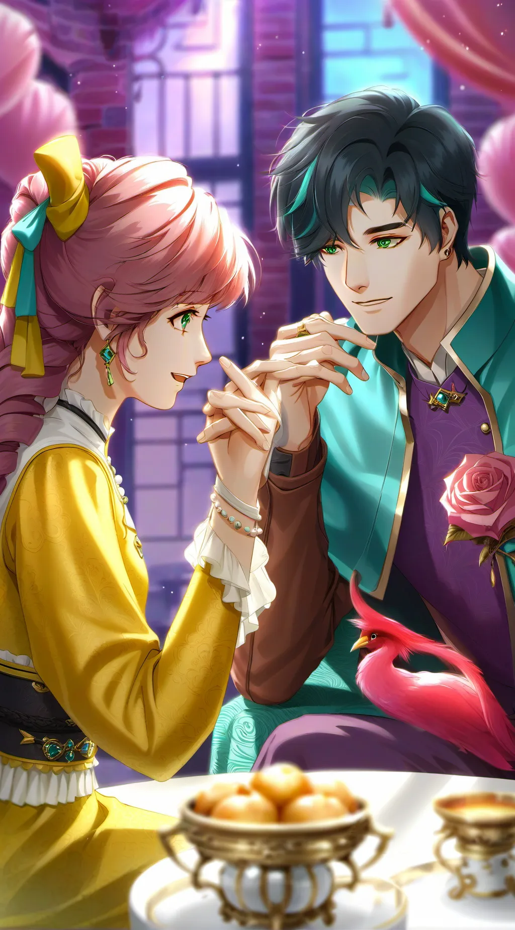 ai character: Evasive Desk Mate background