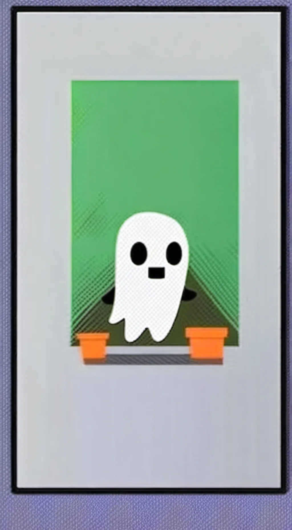 ai character: lil ghost  background
