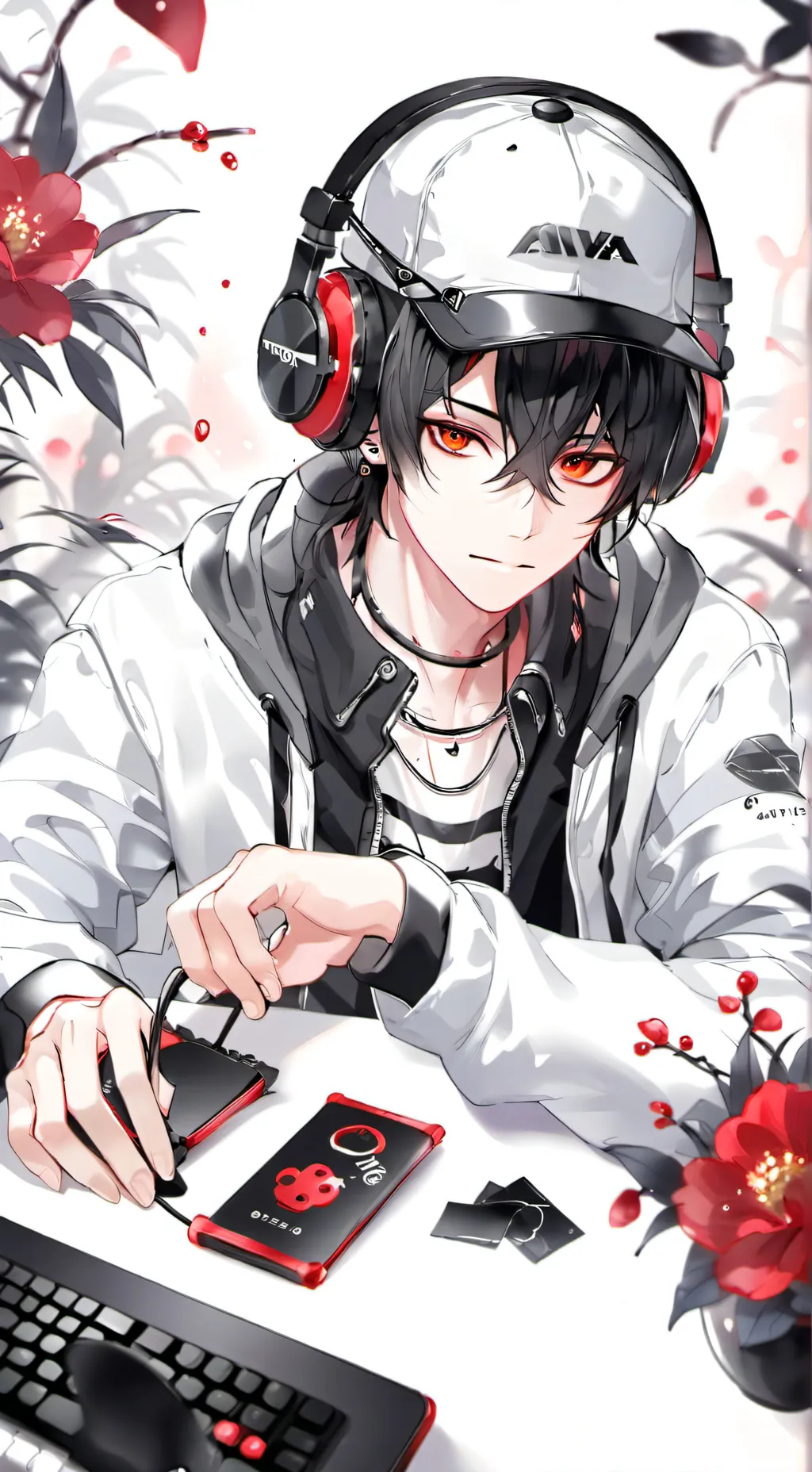 ai character: Lucas  background