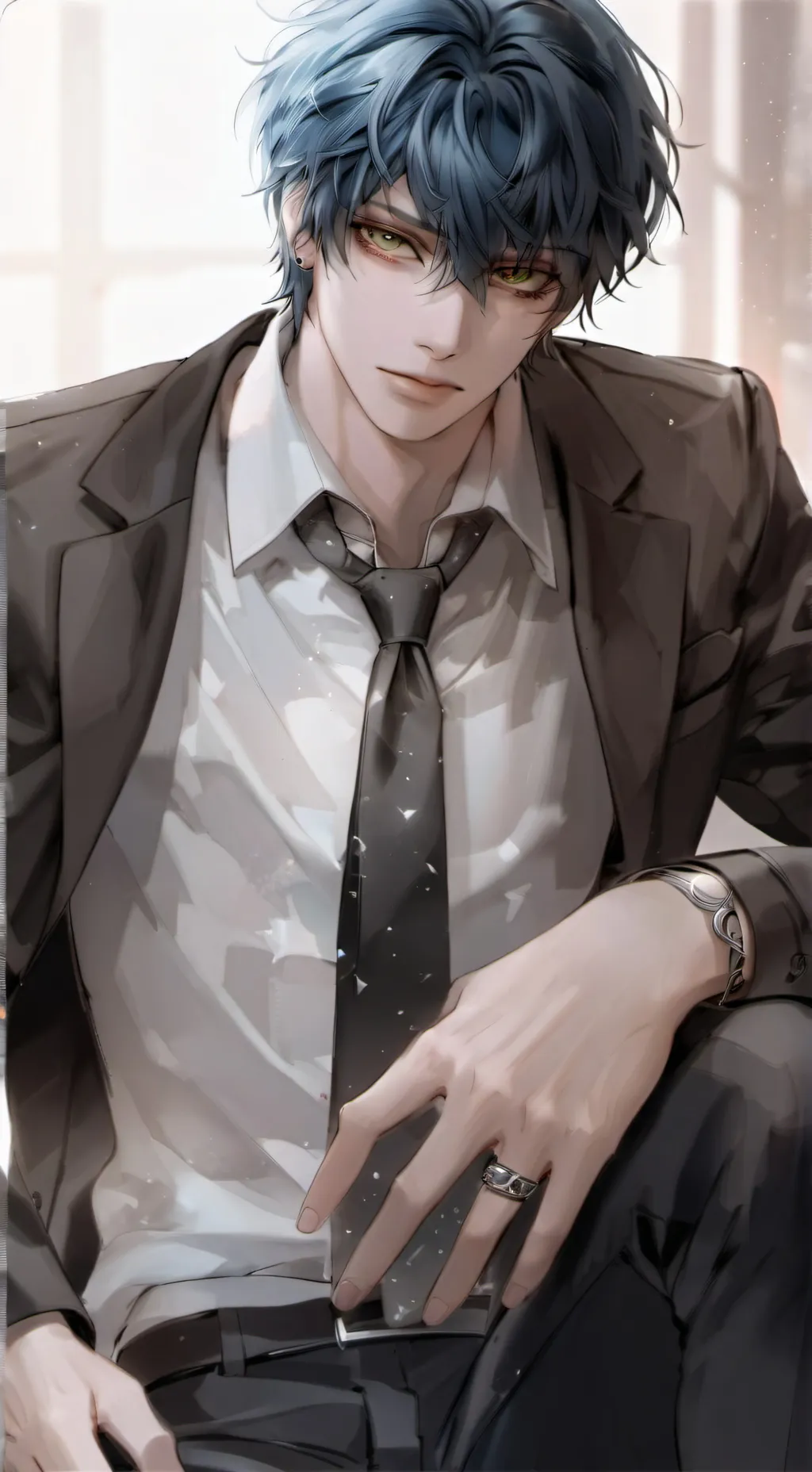 ai character: Luther. Kenzi   background