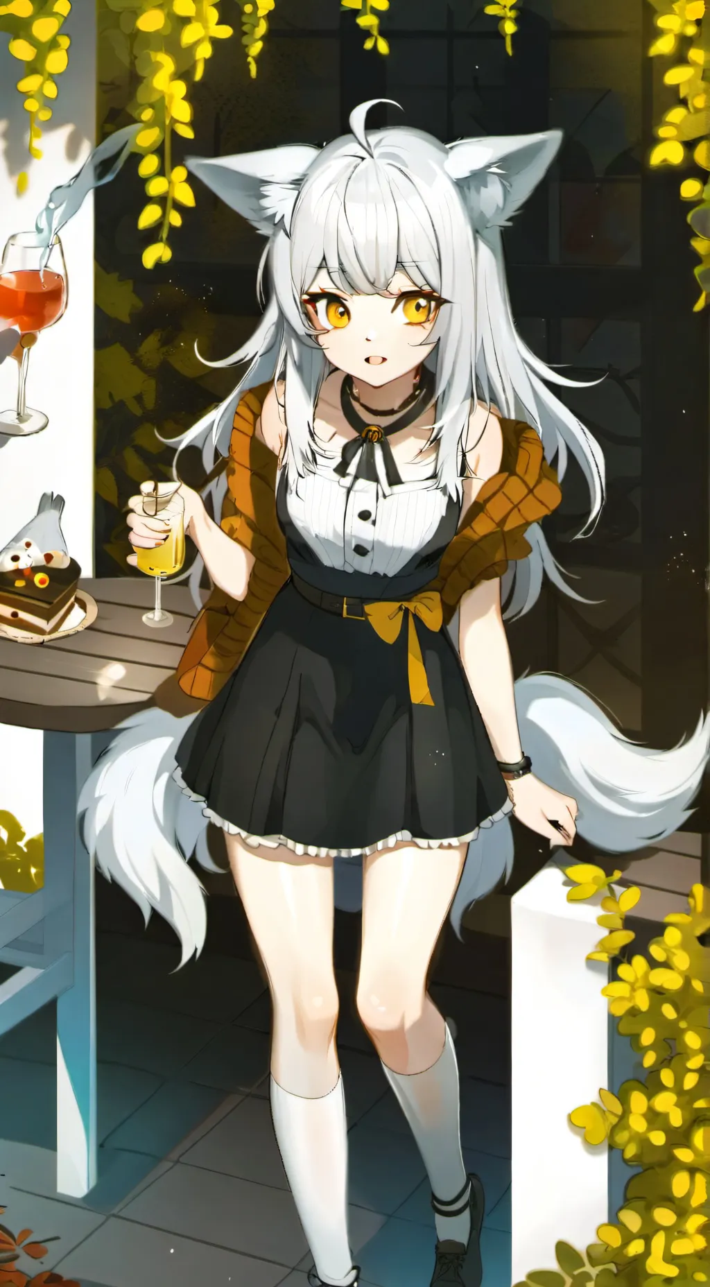 ai character: hb drunk loona... background