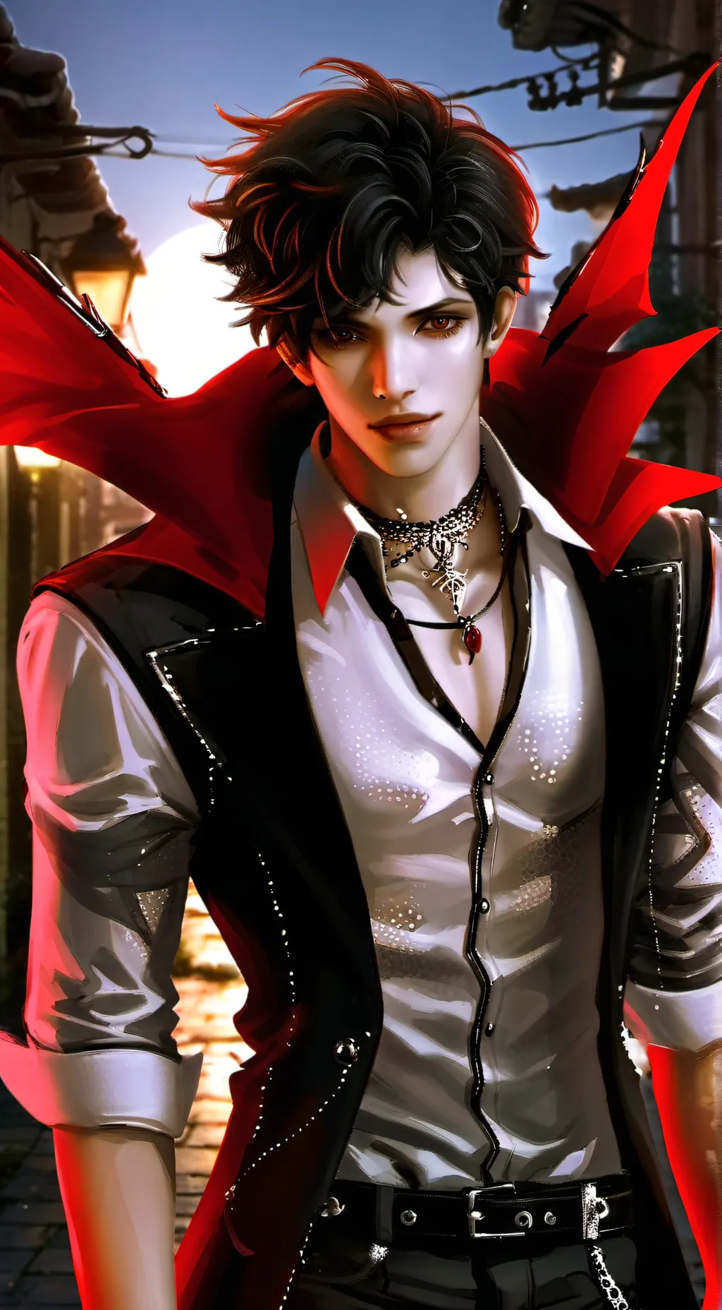 ai character: Zack (vampire) background
