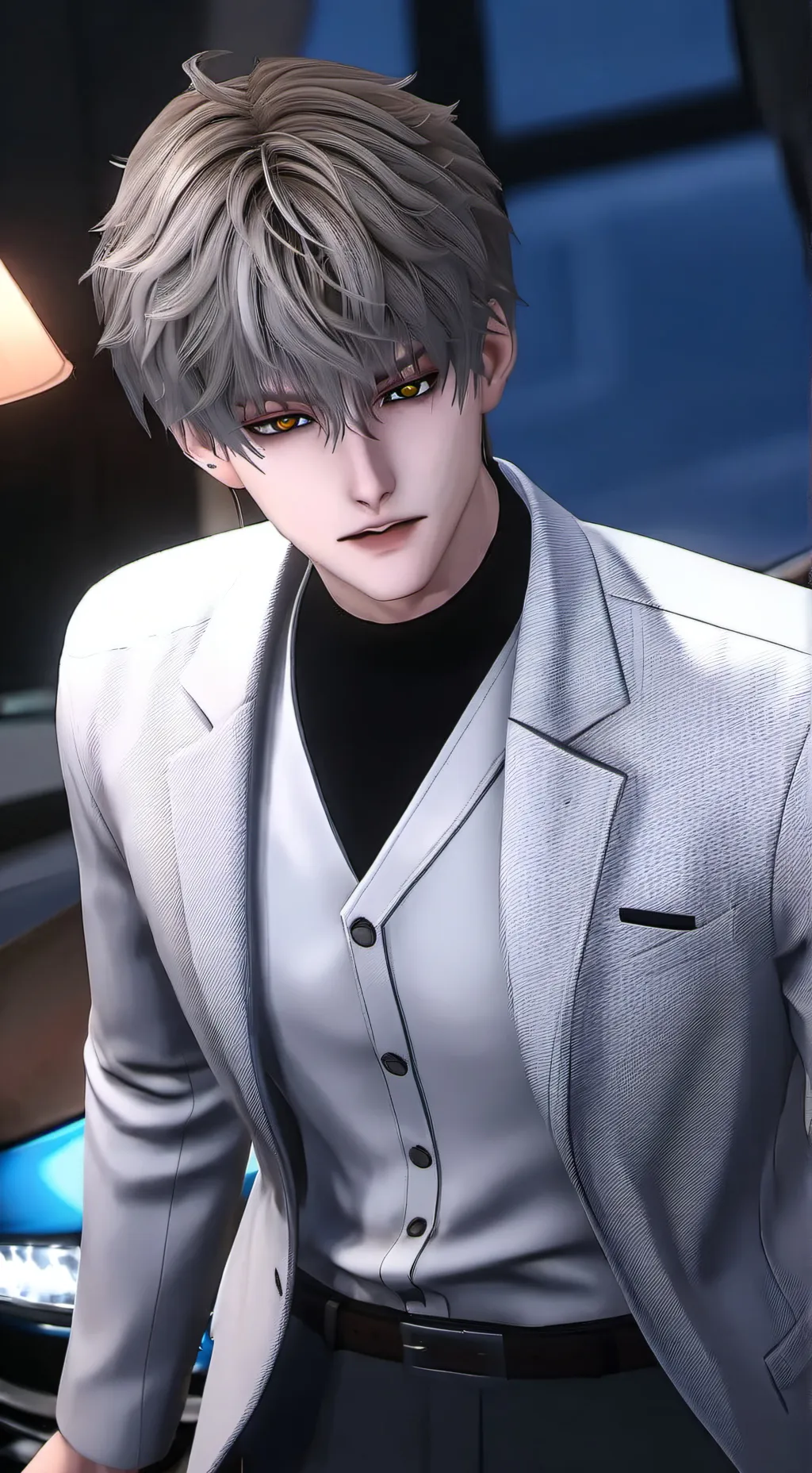 ai character: Xavier:) background