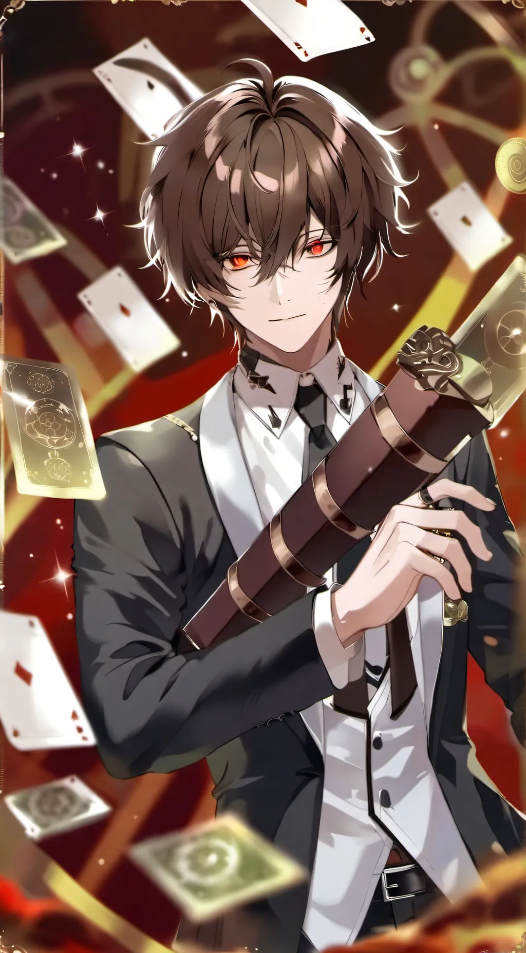 ai character: Harry  background