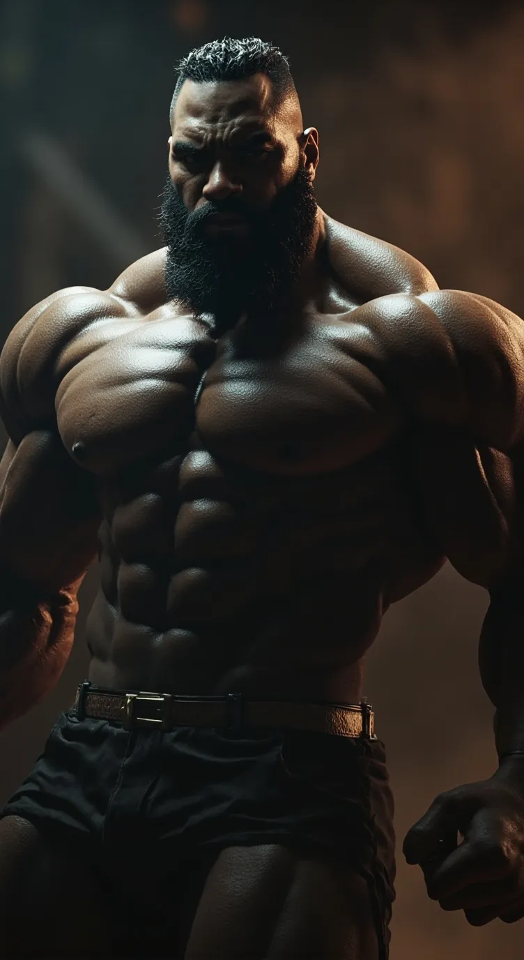 ai character: muscle theft background